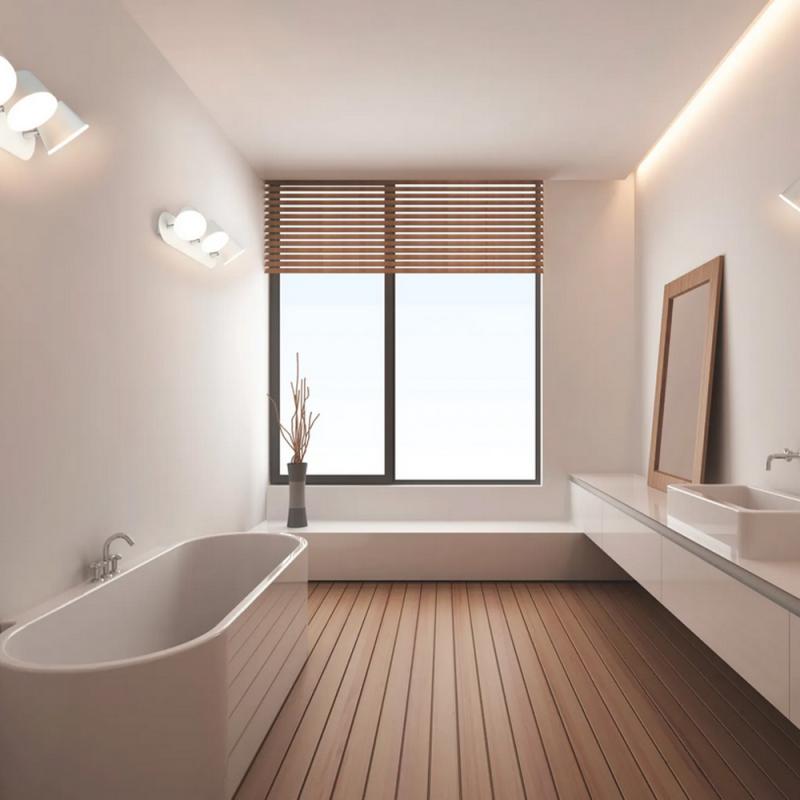 OSRAM LED 3er SPOT IP44 CLICK 3X7W 3000/4000 K veränderbare Farbtemperatur über Wandschalter einstellbar - Badezimmer Leuchte